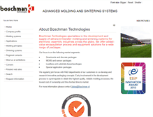 Tablet Screenshot of boschman.nl